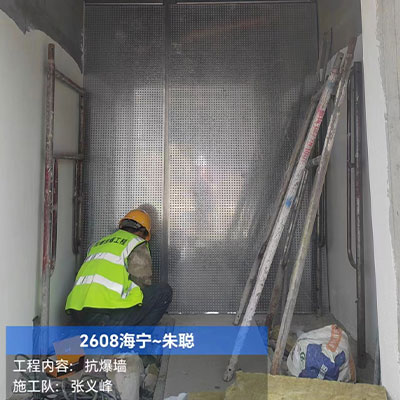 浙江药厂车间安装的纤维水泥复合钢板防爆墙