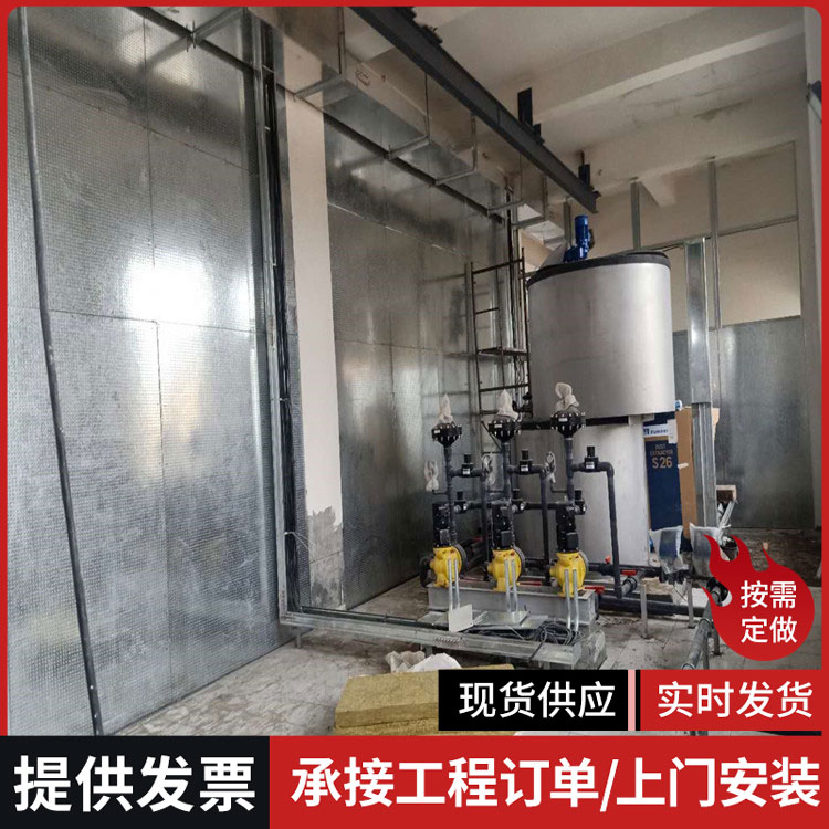  Non thermal insulation explosion-proof wall